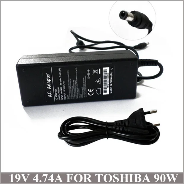 

19V 4.74A 90W Laptop Power Charger AC Adapter For Caderno Toshiba 3000 1905 2430 PA3165U-1ACA