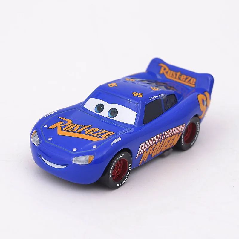 Disney Pixar Cars 3 No.95 потрясающая Синяя Молния Маккуин металлическая литая под
