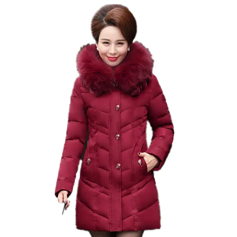 Теплая куртка и пальто для Новинки женщин wintercollection 2017 Высокое качество Женские