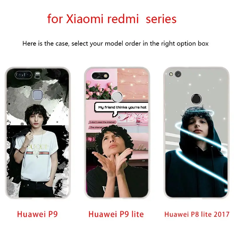 Чехол для телефона из ТПУ с изображением фильма очень странные дела ФИНА