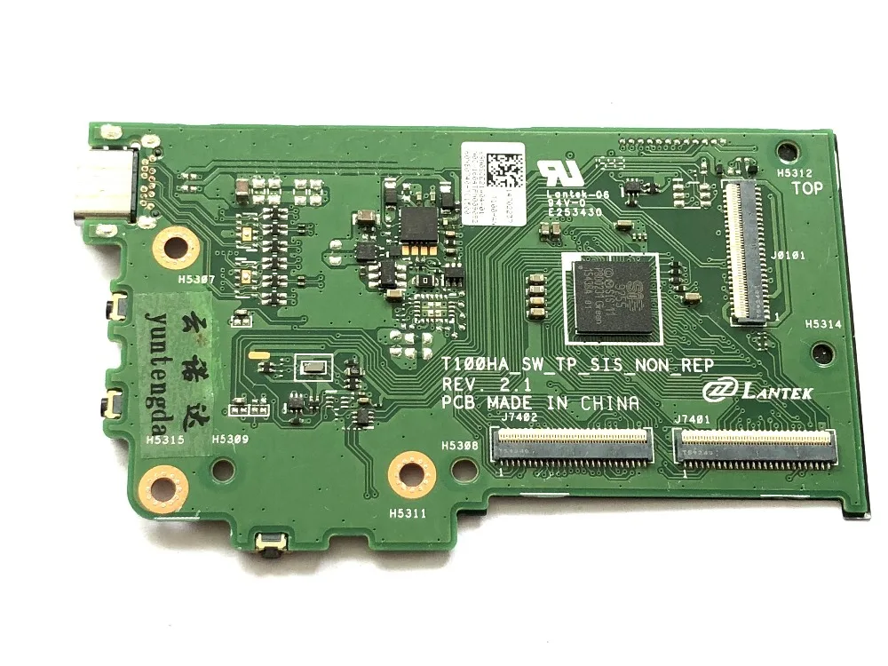 Оригинал для T100HA USB зарядное устройство Power Botton коммутационная плата SW TP SIS