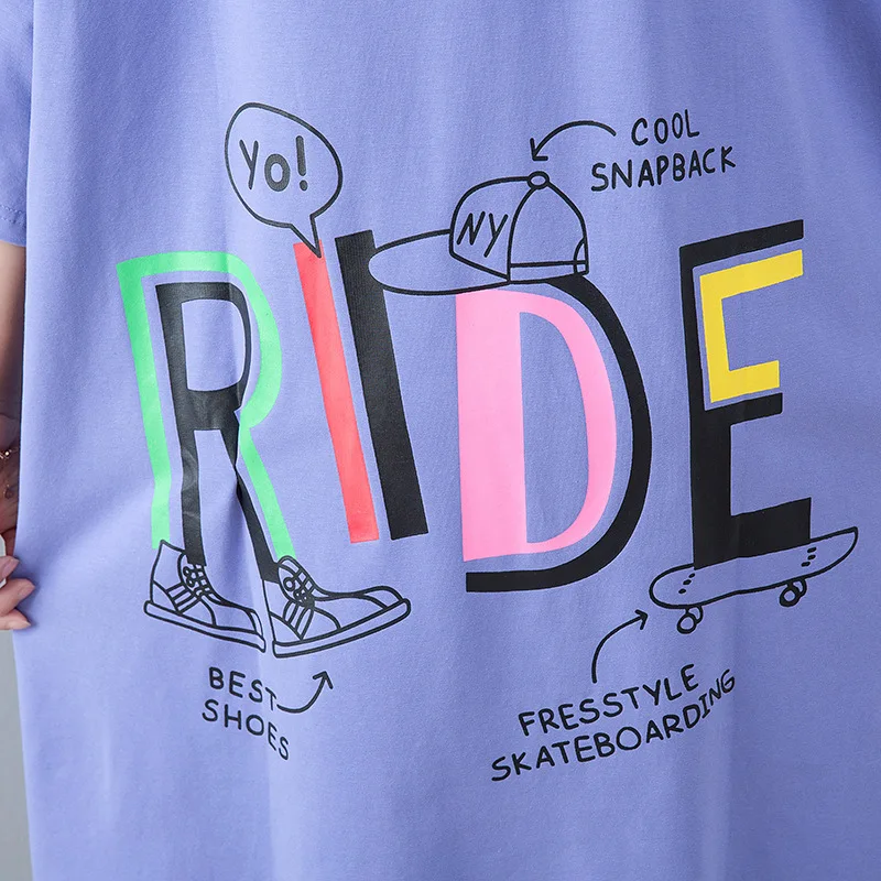 

2020 Summer Loose Oversized Short Sleeve Women T Shirts Letters Print Bow-tie V Neck Femmes Plus Size Women T Shirts Black 5xl