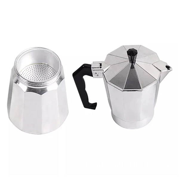 Coffee Pot Aluminum Dripolator European Kettle Turkey Octagonal Pots Delicate Tool Kitchenware Moka Maker | Дом и сад