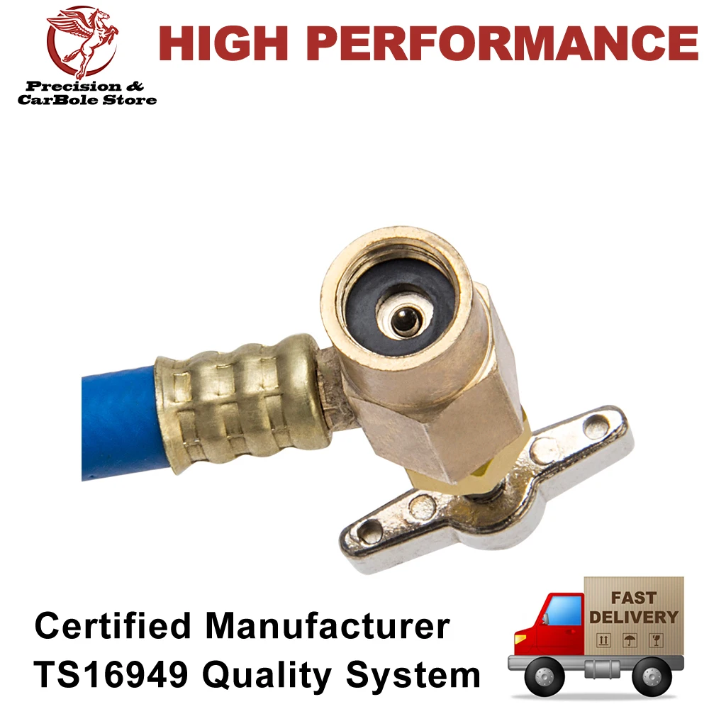 Карбон 1/2 ACME R134a заряжаемый измерительный шланг для кондиционирования воздуха