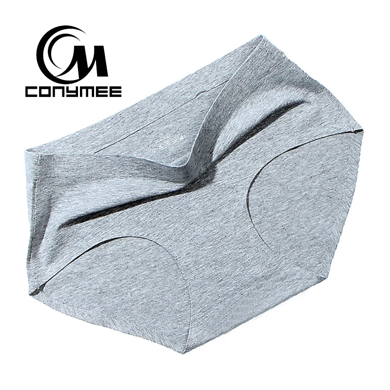 [Conymee] 100% хлопковые трусы Для женщин Бесшовные Сексуальные Нижнее Бельё для