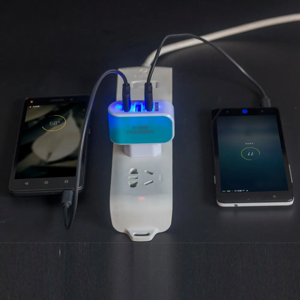 5V 3.1A 3 порта USB настенное зарядное устройство адаптер Портативный Смарт мобильный