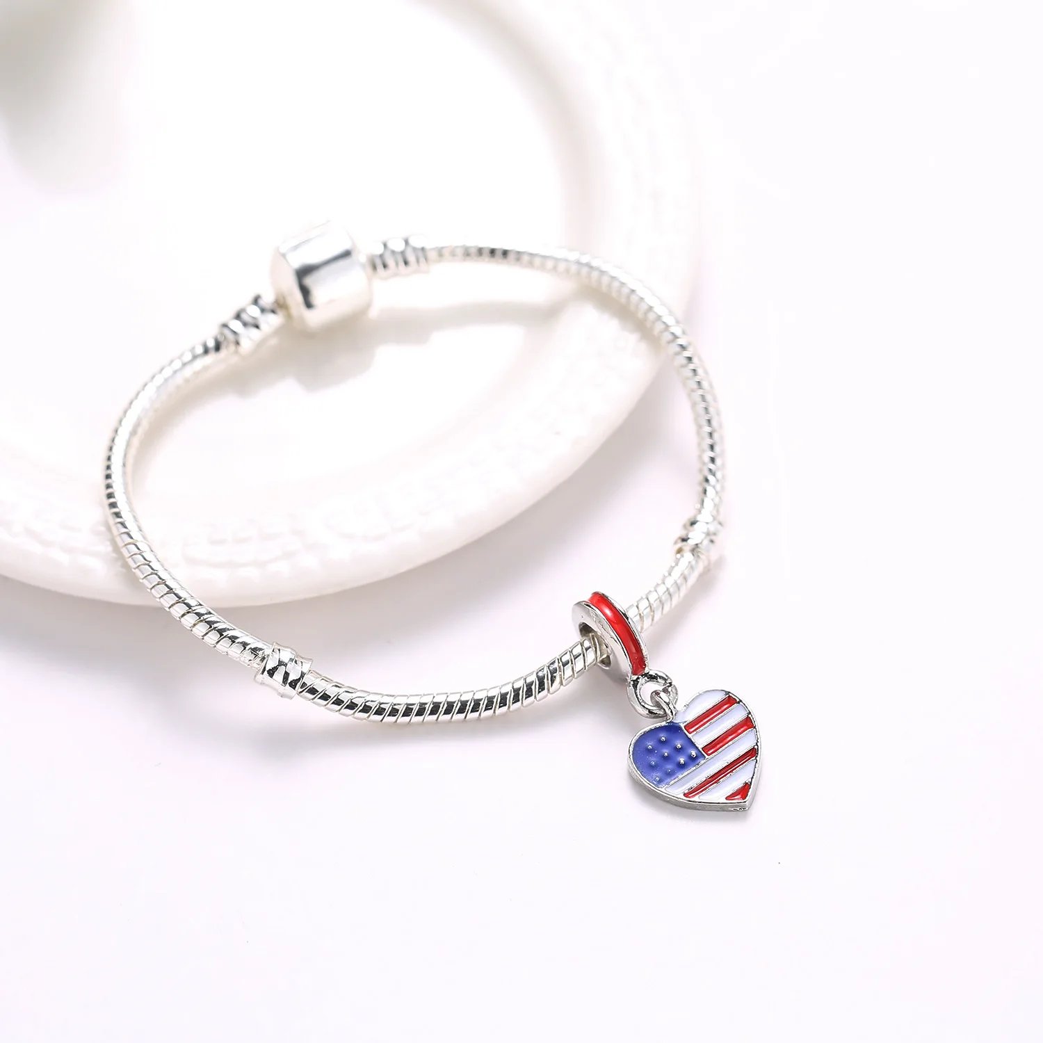 Модные женские американские подвески подходят для оригинальных браслетов и