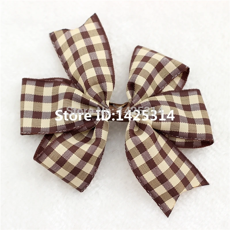 

Plaid Fabric Bows for hair Boutique Baby bows Princess Barrettes Magic Hair clips Children hair Accessories Headwear 24Pcs