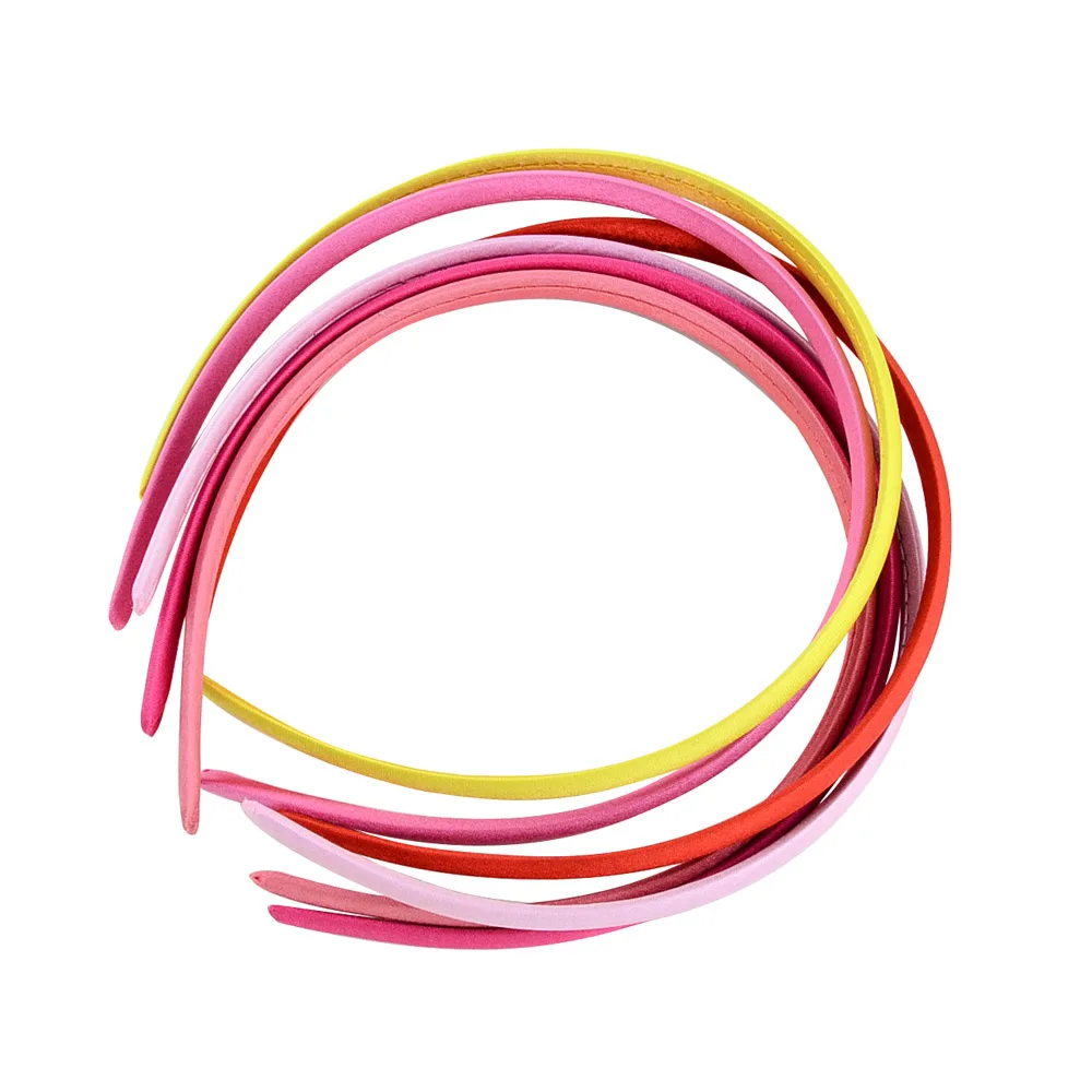 Ободок для волос пластиковый атласный женский 20 шт./лот 754| |