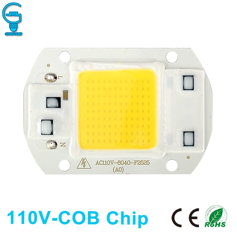110 В 127 COB Чип лампы 20 Вт 30 50 светодиодный удара чип Вход smart ic драйвер подходит для