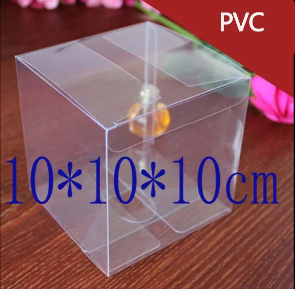 

Прозрачные коробки из ПВХ, 30 шт., 10*10*10 см