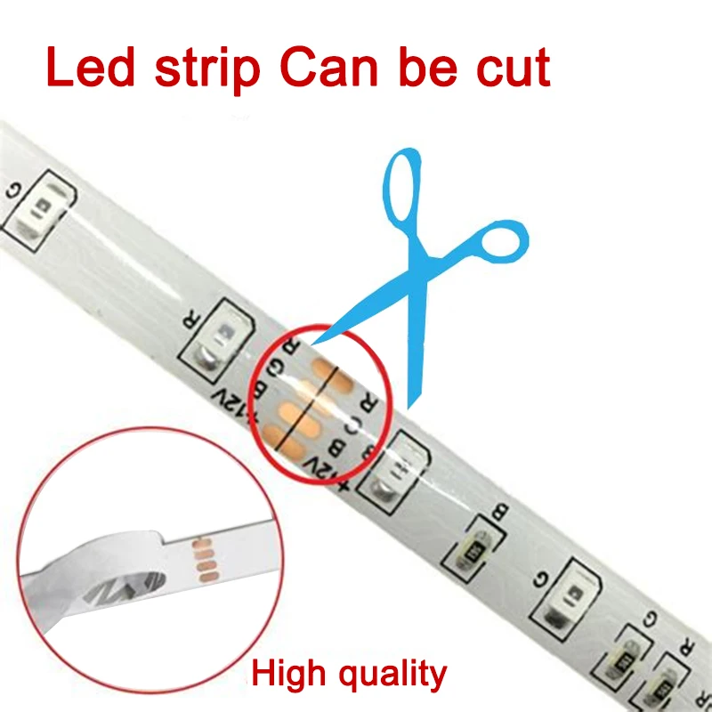 DC 12 V Светодиодные ленты неоновый светильник SMD 2835 RGB Водонепроницаемый 5M 12 вольт 60 Светодиодный/м 300 светодиодный s гибкий светодиодный лента лампа Диодная лента