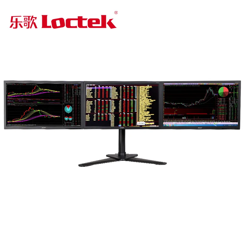 Loctek D2T настольная подставка с тройным дисплеем 10 &quot 30&quot полностью свободная от