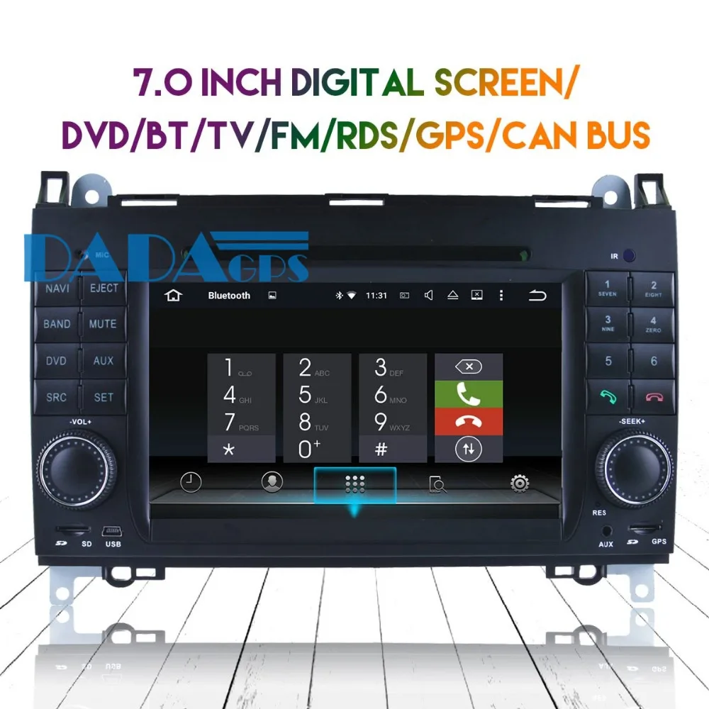 Android 8 0 7 1 автомобиля Радио DVD плеер GPS блок для MERCEDES BENZ A class W135 B W245 Viano Sprinter стерео