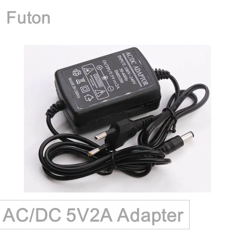 ЕС вилка AC110V 220V к DC5V адаптер питания 5V2A (10 Вт) источник для светодиодные ленты