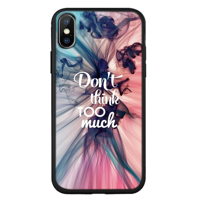 Силиконовый чехол для iPhone X XR XS 6 6S 7 8 Plus touch my phone Pattern телефонные чехлы задняя