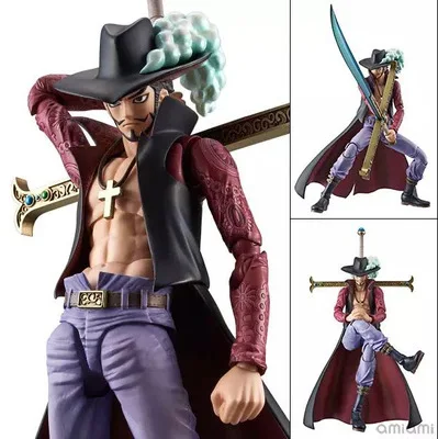 Новое поступление ПВХ фигурка одна штука Dracule Mihawk фигурки VAH герои figma Аниме