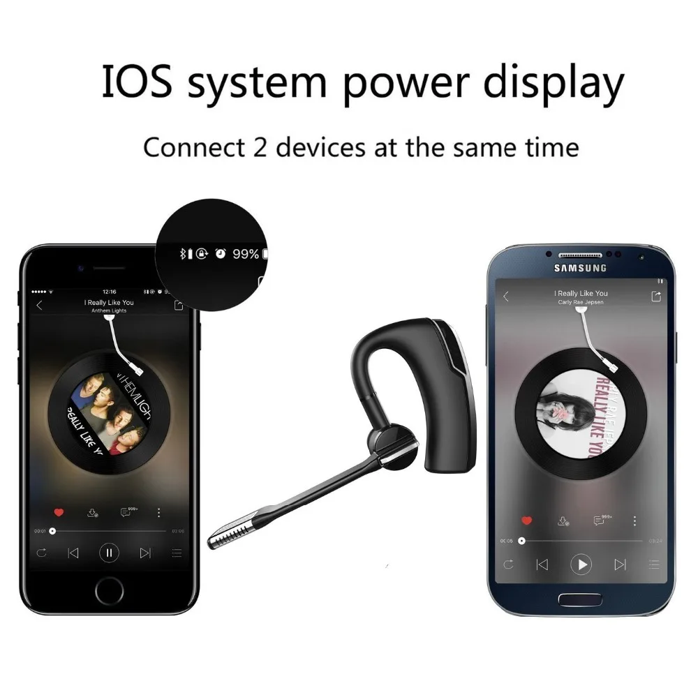 K6 Bluetooth наушники Бизнес гарнитура Беспроводной HD Шум снижение с автомобиля