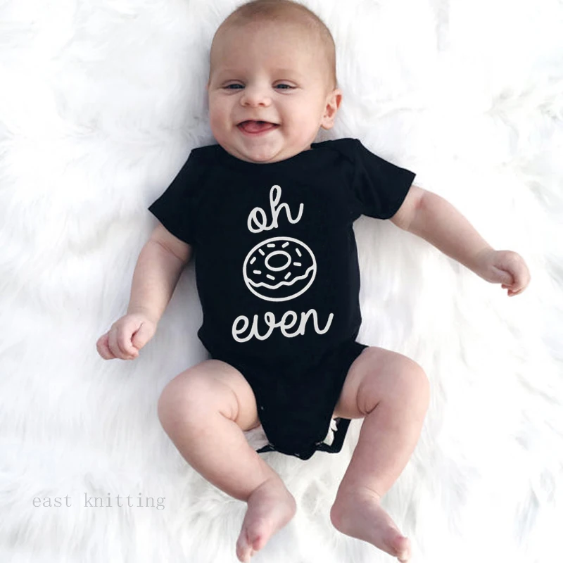

DERMSPE 2019 Summer Fashion Newborn Baby Boys Girls Short Sleeve Letter Print Cotton Romper Baby Jumpsuits Clothes Hot Sales