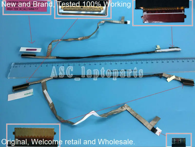 Новый оригинальный бесплатная доставка ЖК-светодиодный гибкий кабель для HP probook