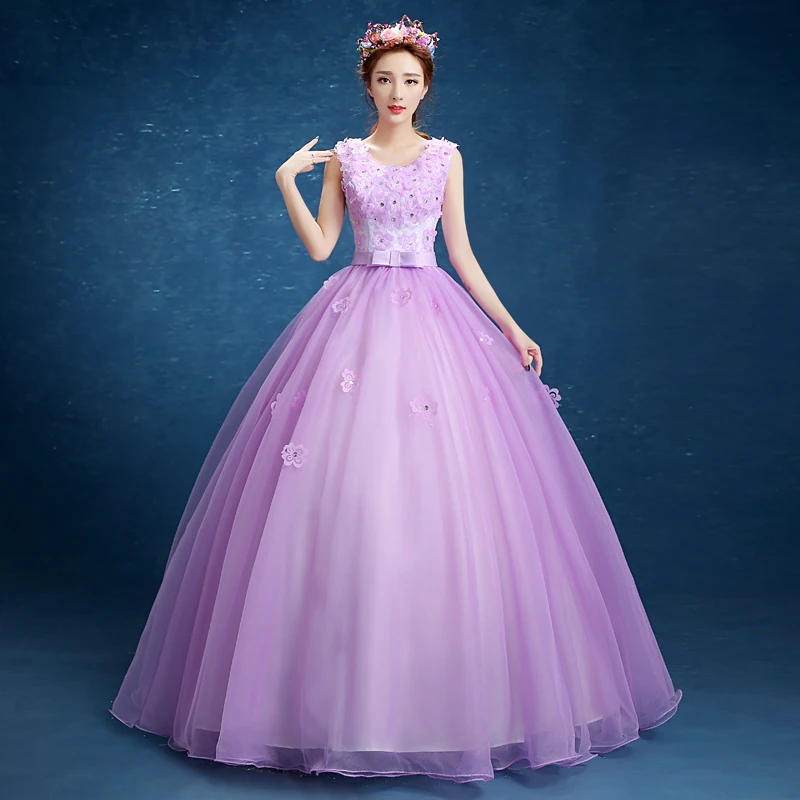 Персиковое розовое платье для Quinceanera 2019 Тюль с Lae Пышное Бальное Платье Vestidos De Vestido