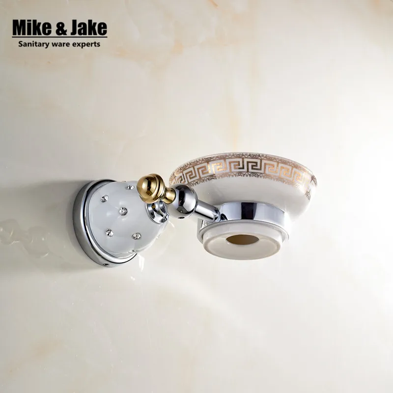 Бриллиантовая подставка для мыла/держатель Твердый латунный держатель мыла