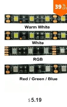12 В 12 в 5 м 5050 Светодиодная лента 60 Светодиодный/м белый теплый белый RGB Черный PCB 5050 SMD Светодиодная лента Водонепроницаемая IP65/Водонепроницаемая IP20