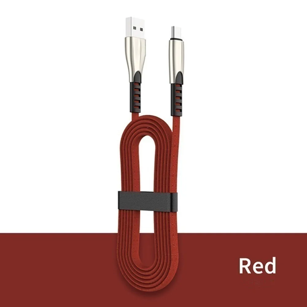 Usb type C кабель для быстрой зарядки USB-C type-C кабель для передачи данных зарядное устройство для телефона Galaxy A90 A80 A70 A60 A50 A40 A30 M30 S10 5G Быстрый провод - Цвет: Красный