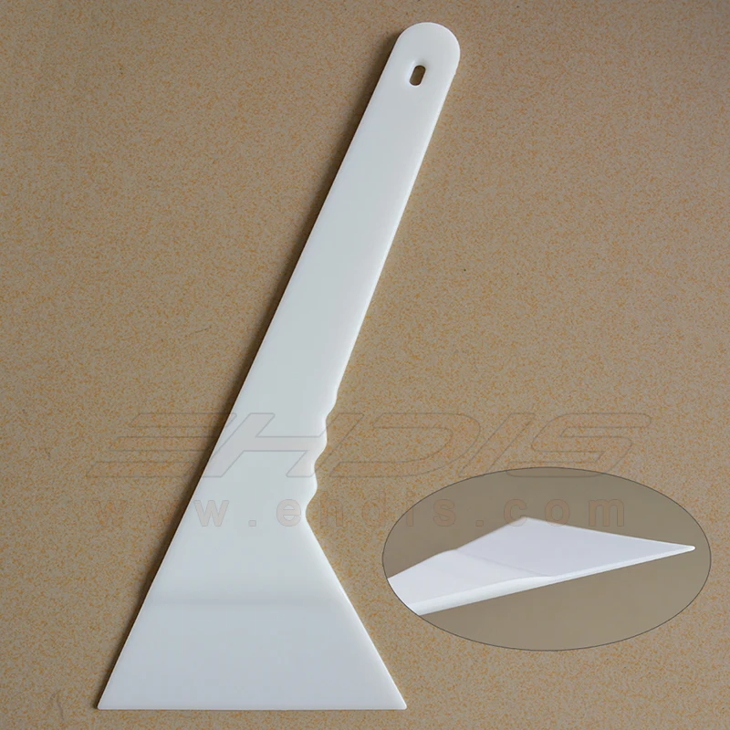 EHDIS белый скребок с длинной ручкой плоскими краями для виниловой пленки