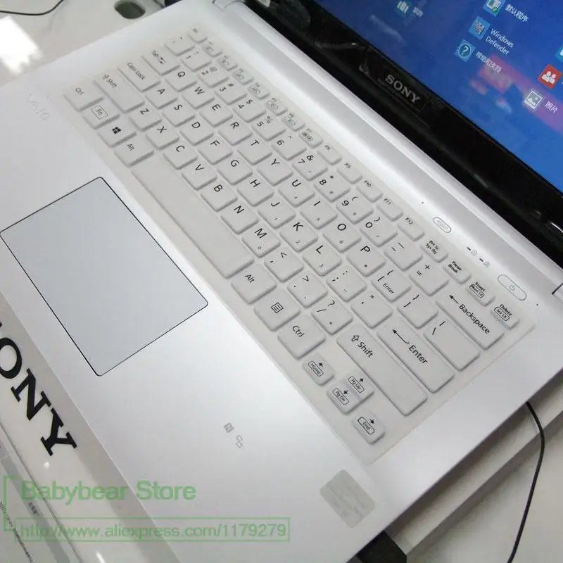 Новая силиконовая защитная накладка на клавиатуру для Sony SVF14 Fit14 F14|Чехлы
