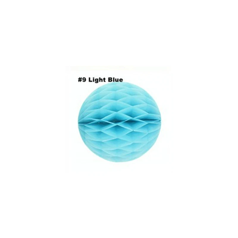 Light Blue Tofok 6/8/10 дюймов DIY Бумага Фонари пористый шар одежда для свадьбы, дня рождения Декор P Бумага ремесло год Подвесной Настенный декор ручной работы - Цвет: Light Blue