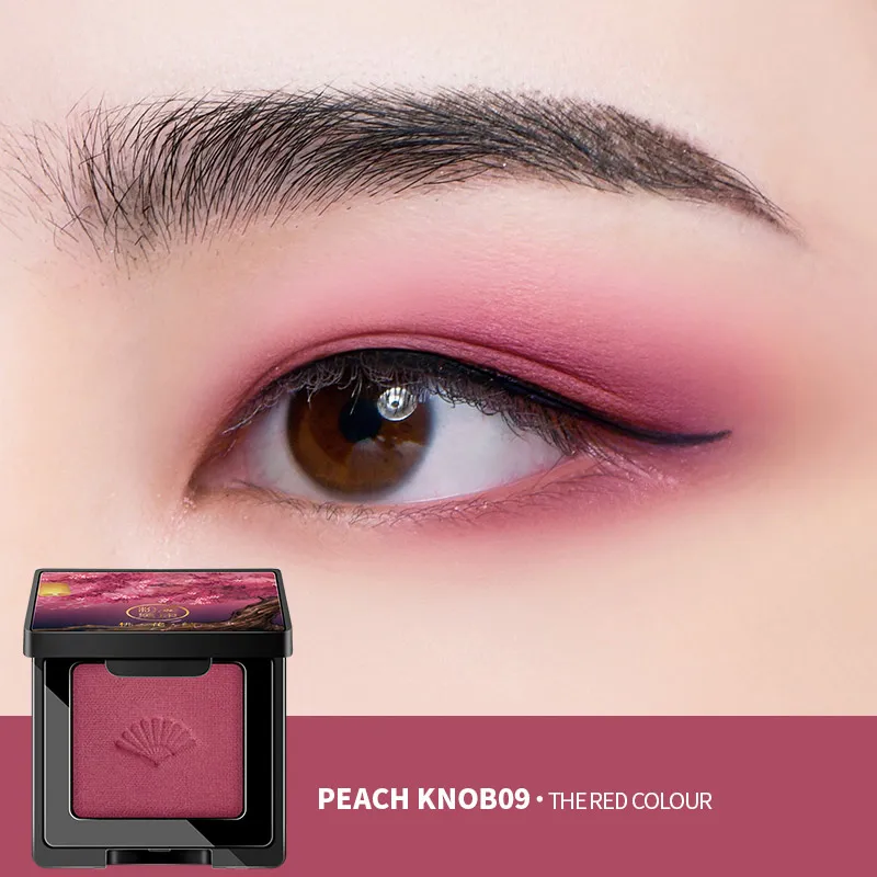 Peach knot 09 30 цветов, матовые тени для макияжа, блестящие тени для век, паллетта, Палетка, водостойкие пигмент, макияж, тени для век, деликатный макияж - Цвет: Peach knot 09