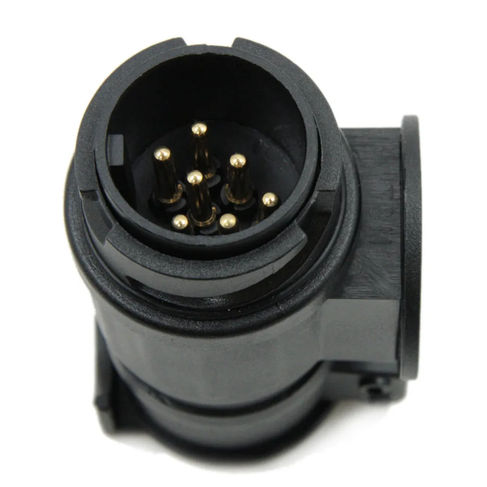 TIROL от 13 до 7 Pin трейлер адаптер Черный матовые материалы проводки разъем 12V