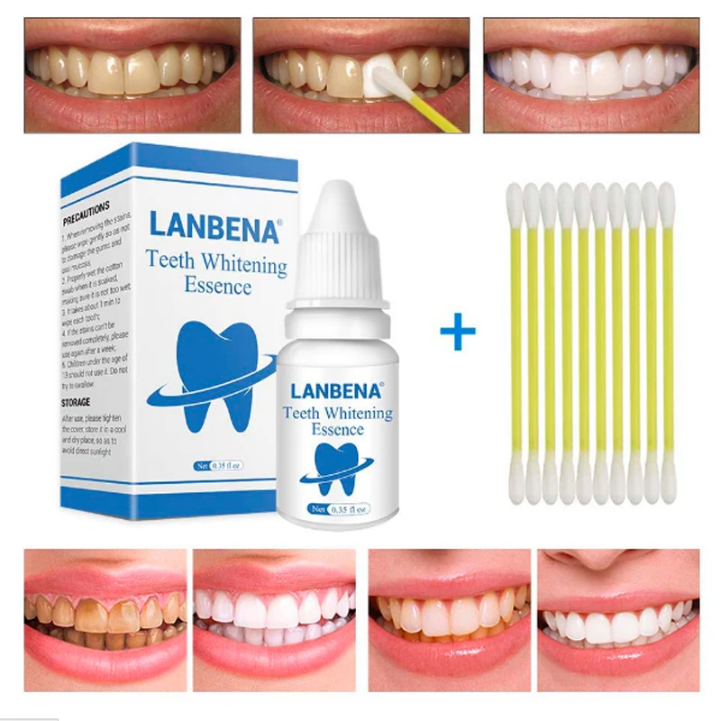 LANBENA отбеливание зубов пудра с эссенцией гигиены полости рта Чистящая сыворотка