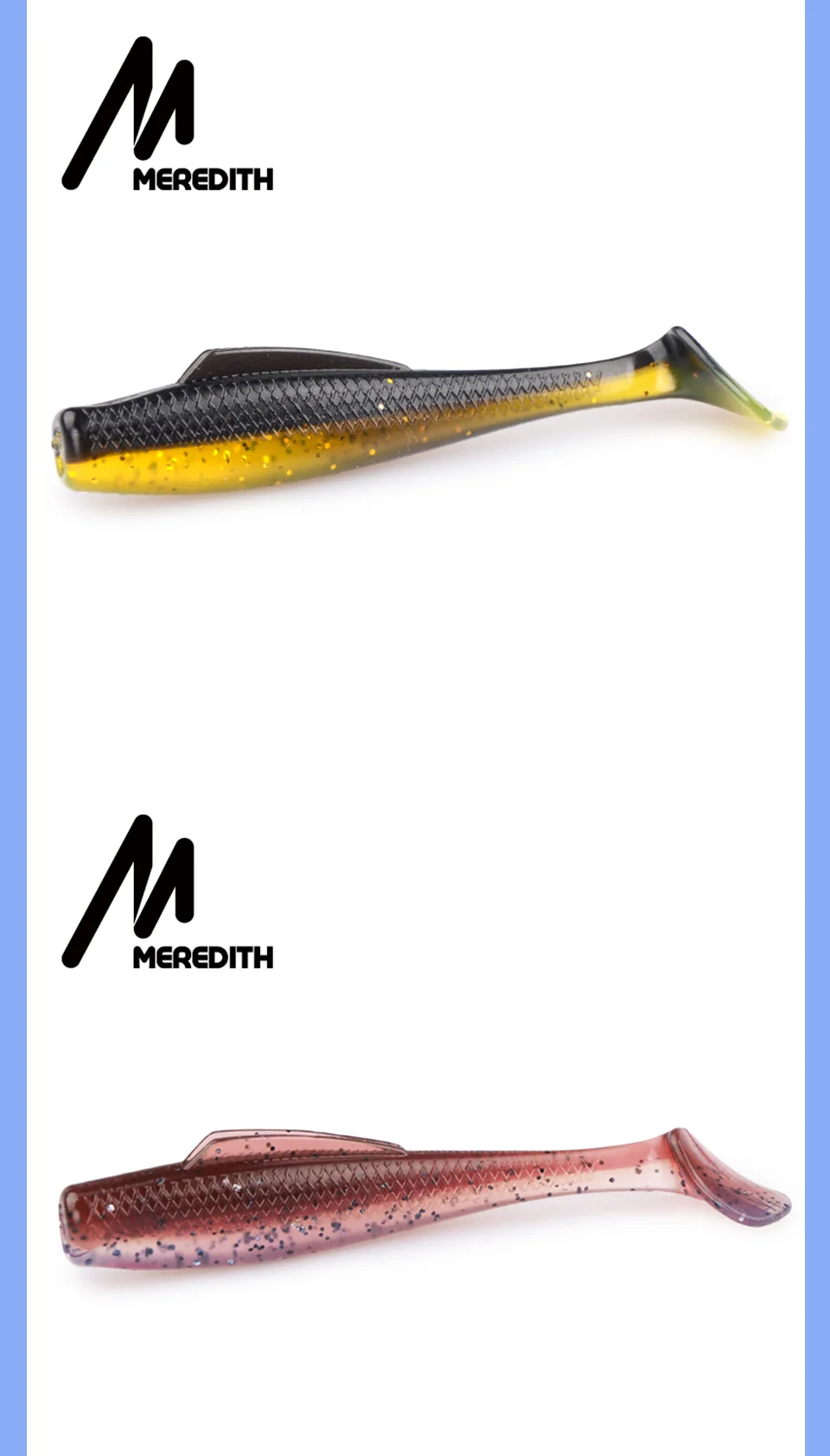 Meredith 3,1" 8 шт./лот блесна рыболовные приманки мягкие силиконовые искусственные плавающие пластиковые приманки воблеры