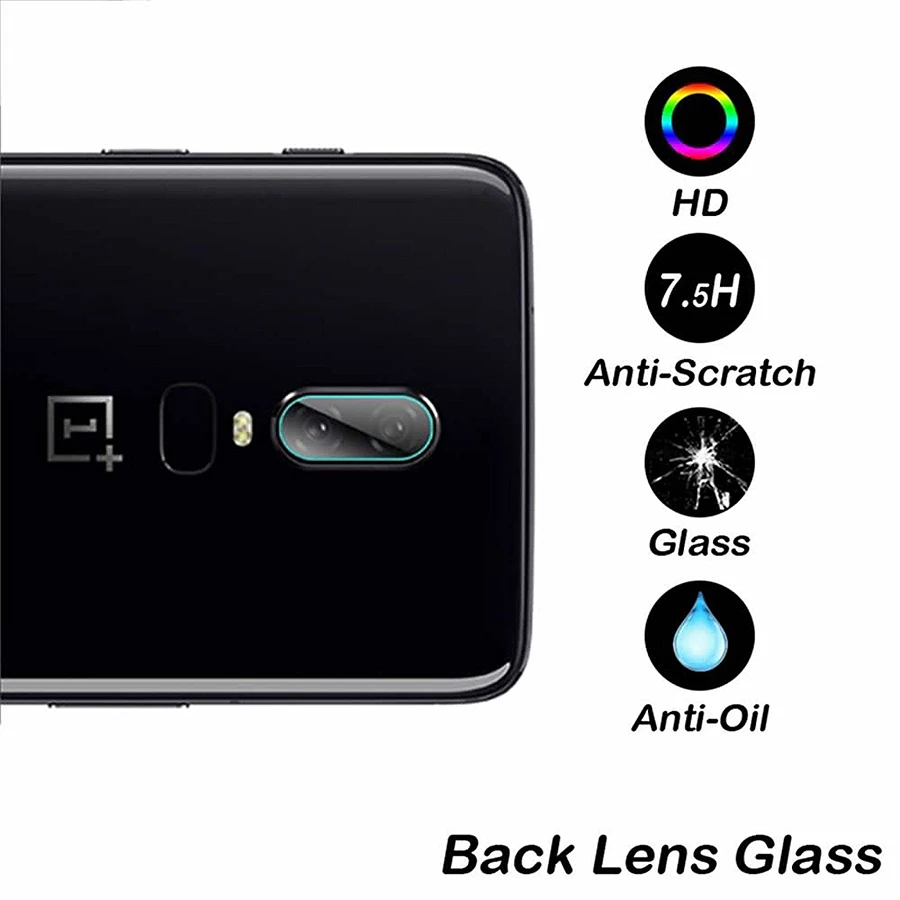 Высококачественное закаленное стекло для объектива камеры OnePlus 6 6T 2.5D защита