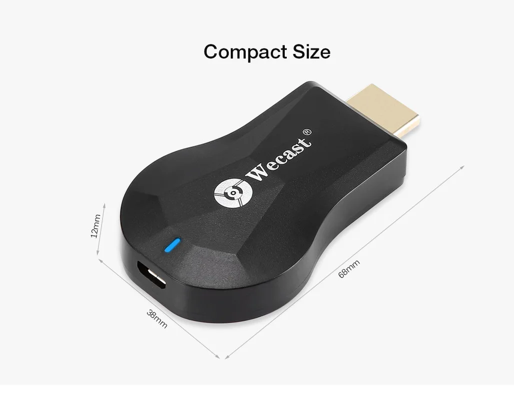Wecast MX19 WirelessTV Stick 1080 P HD HDMI Dongle приемник Поддержка Miracast Airplay DLNA мини ПК для IOS Android Windows