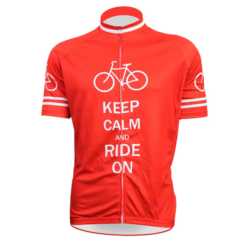 Фото Alien спортивная одежда KEEP CALM AND Ride ON узор для мужчин Топ рукав красная верховой езды Alien спортивная одежда KEEP CALM AND Ride ON узор для мужчин Топ рукав красная верховой езды
