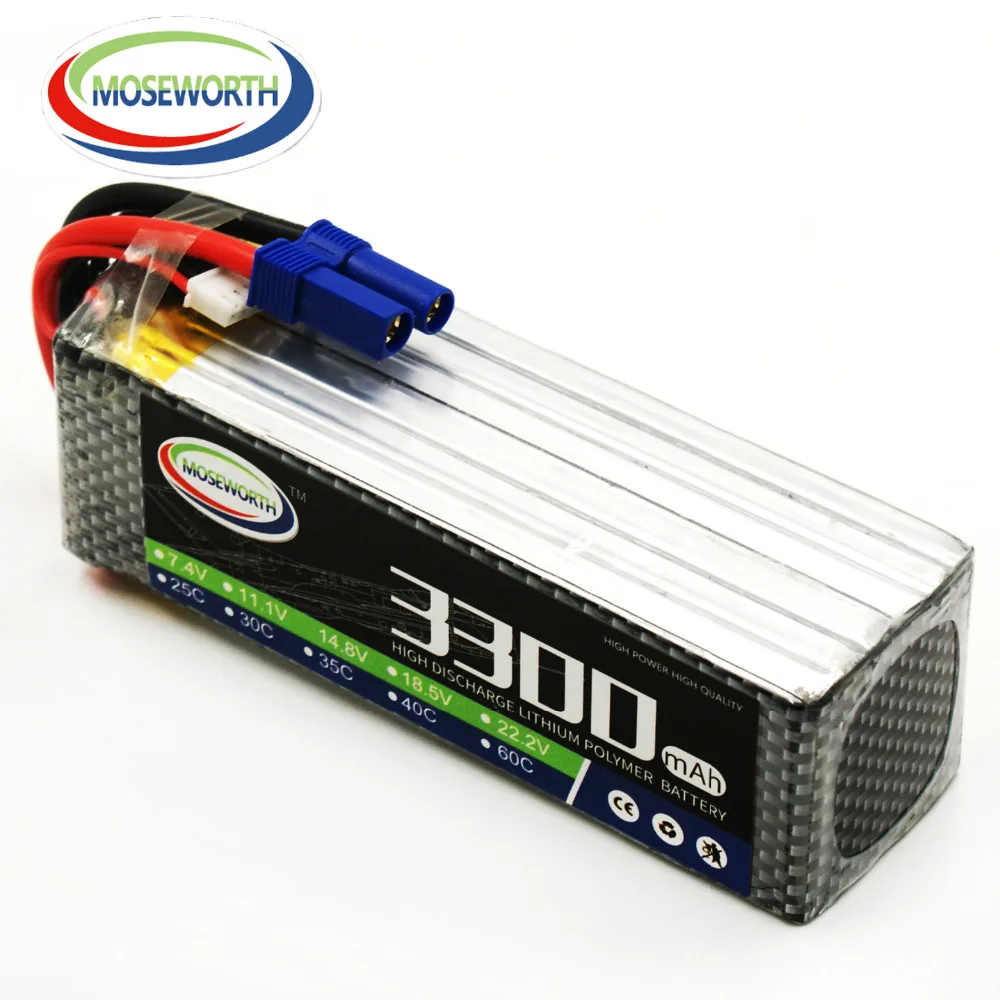MOSEWORTH батареи 6S 22 2 V 3300mAh 60C RC Drone LiPo батарея для РУ самолет квадротор автомобиль