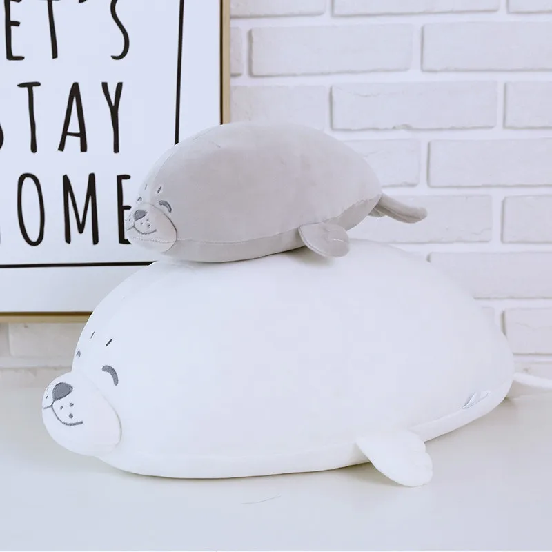Sea World Animal Sea Lion Doll Seal Plush Toy Baby Sleeping Pillow Kids Stuffed Toys Gift for Girl 1pc 35cm/50cm