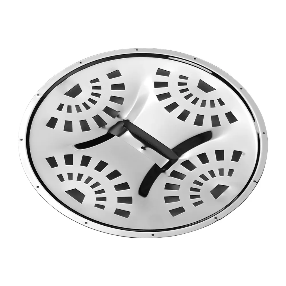 Прочный Хромированный Металл гитара накладка чехол для резонатор Добро запасные