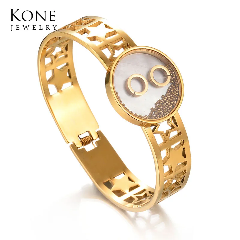 Лето 2017 известный бренд подвески полые звезды бусы из нержавеющей стали браслеты