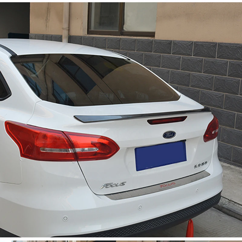 Для ford focus spoiler2015 2017 высококачественный задний спойлер из АБС пластика для
