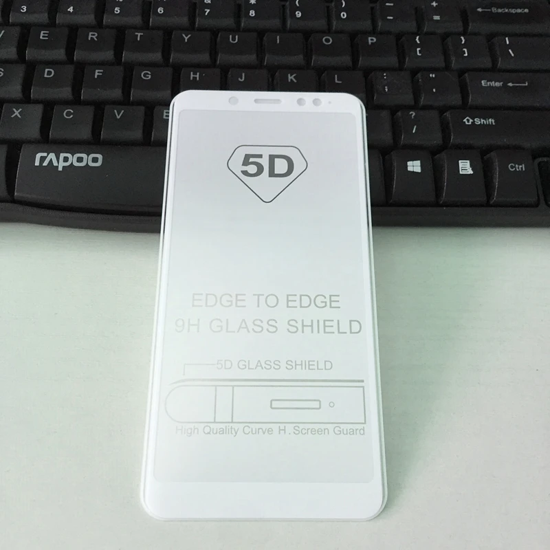 Закаленное стекло с полным покрытием 5D Xiao mi Red Note 5 Pro 6 6A 3 A1 полное клеевое |