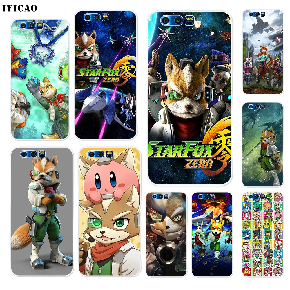 IYICAO star fox мультяшный Мягкий силиконовый чехол для Huawei Y9 Y7 Y6 Prime 2018 Honor 8C 8X 8 9 10 Lite 7X 7C