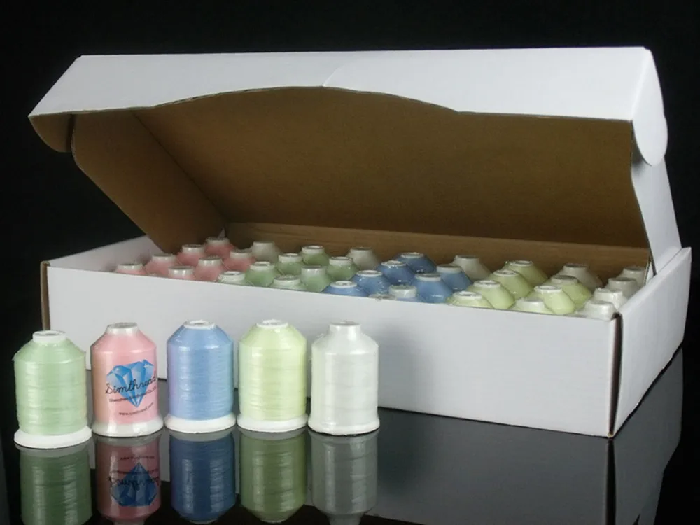 50 светится в темноте нить накаливания лунный свет швейная для вышивки светящаяся