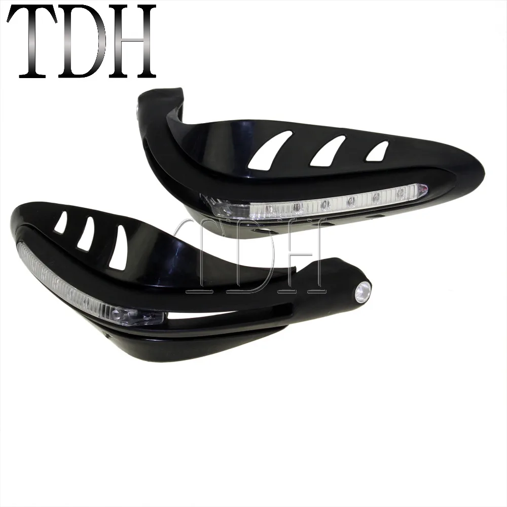 Цветные защитные накладки на руль мотоцикла 7/8 дюйма защита для рук со