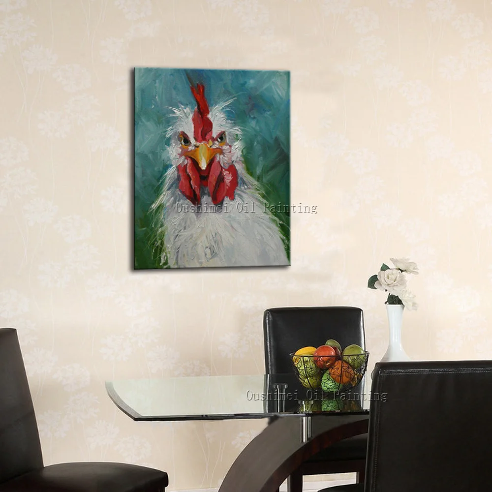Профессиональный художник ручная работа высокое качество животное петух