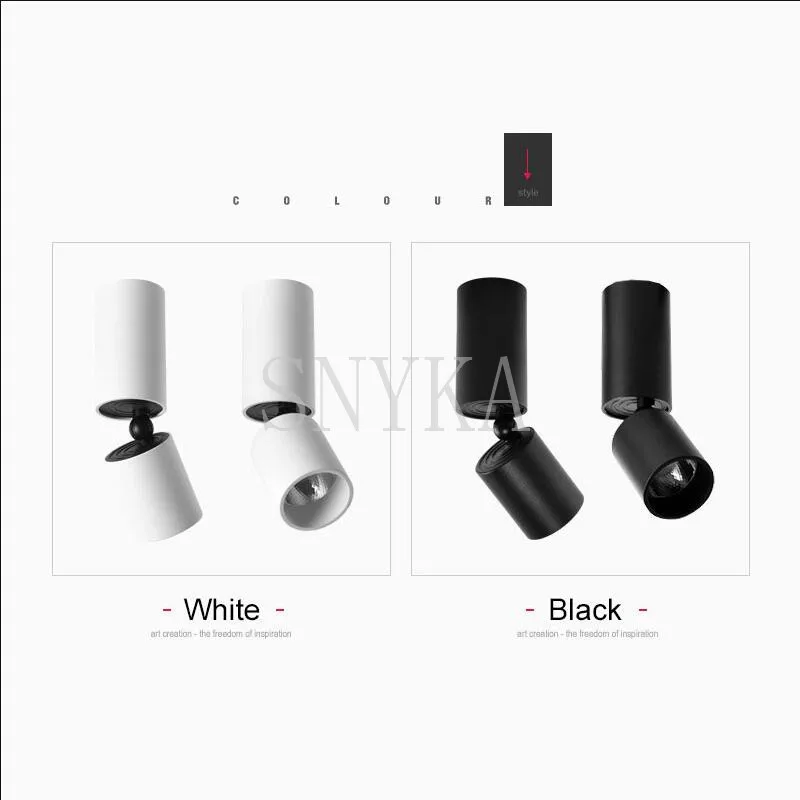 Новый 5 Вт 9 Диммируемый прожектор светодиода CREE выставочный зал скандинавский