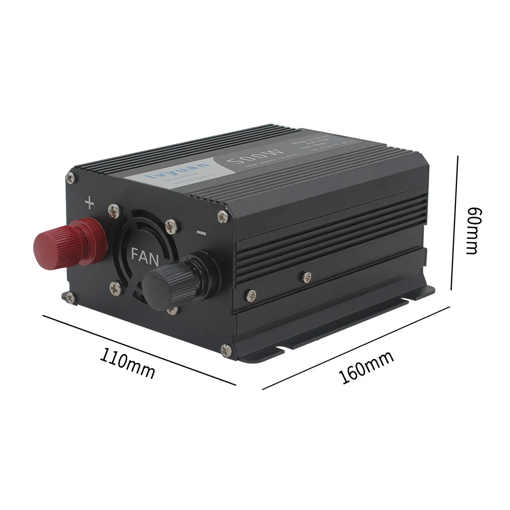 Усилитель мощности инвертор с европейской розеткой USB1000W Peak DC 12V на AC 230V